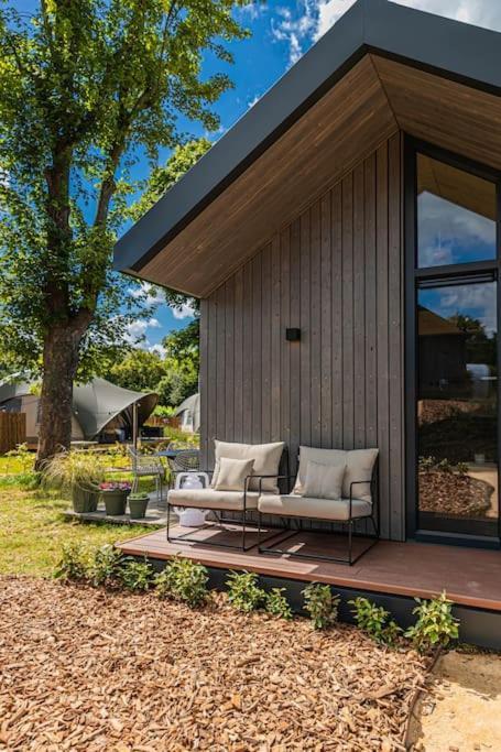 Tinyhouse Munt Met Hottub Villa Meerssen Exterior foto